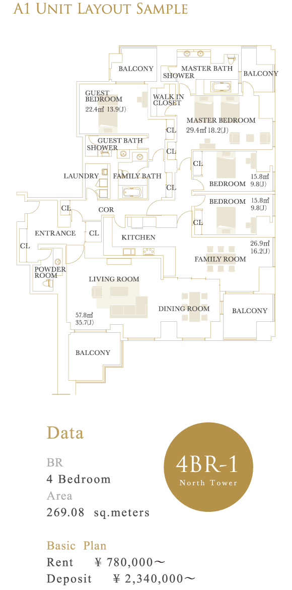A1 Unit Layout Sample